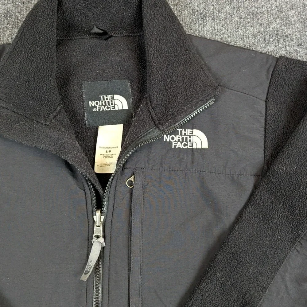 The North Face Denali Polartec Fleece Jacket Womens Small Black Full Zip Outdoor - Picture 6 of 14